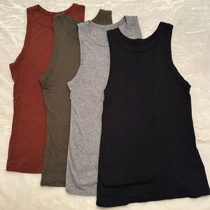 A New Day (Target) slim fit tanks.  Pack of 4